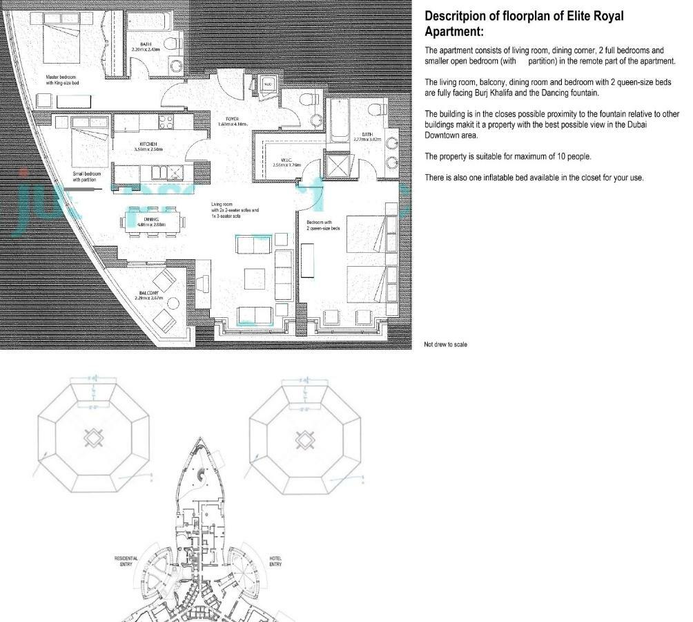 Elite Royal Apartment - Full Burj Khalifa And Fountain View - Caesar ドバイ エクステリア 写真